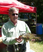 Grant Rowsell with his catch